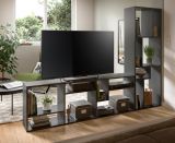 Regal Merlyn in grau Standregal 54 x 159 cm