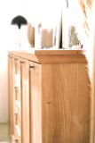 Kommode Rubik in Artisan Eiche Landhaus Sideboard 80 x 90 cm