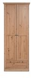 Mehrzweckschrank Rubik in Artisan Eiche Landhaus Schrank 80 x 200 cm
