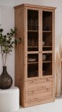 Vitrine Rubik in Artisan Eiche Landhaus Vitrinenschrank 80 x 200 cm