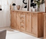 Sideboard Rubik in Artisan Eiche Landhaus Kommode 200 x 90 cm