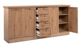 Sideboard Rubik in Artisan Eiche Landhaus Kommode 200 x 90 cm