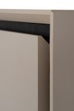 Sideboard Brebbia in sand und schwarz Kommode 175 cm, Soft-Close-Funktion