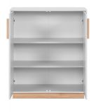 Kommode Hanno in grau und Hickory Walnuss Sideboard 82 x 94 cm