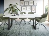 Esstisch Eldon in wei und grau Tisch ausziehbar 150 - 190 cm