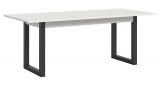 Esstisch Eldon in wei und grau Tisch ausziehbar 150 - 190 cm