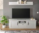 Wandboard Fiastra in wei Pinie Landhaus Wandregal 150 cm