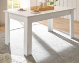 Esstisch Fiastra in wei Pinie Landhaus Tisch 160 x 90 cm