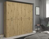 Garderobenschrank Line-Up in Artisan Eiche Schuhschrank 91 x 193 cm