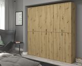 Garderobe und Kleiderschrank Line-Up in Artisan Eiche Mehrzweckschrank 183 x 193 cm