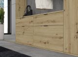 Garderobe Set Line-Up in Artisan Eiche Garderobenschrank mit Spiegel 273 x 193 cm