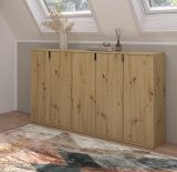 Sideboard Line-Up in Artisan Eiche Kommode Mehrzweckschrank 152 x 99 cm
