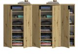 Sideboard Line-Up in Artisan Eiche Kommode Mehrzweckschrank 152 x 99 cm