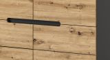 Kommode Cooper in Artisan Eiche und grau 100 x 81 cm, Soft-Close