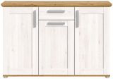 Sideboard Mirano in wei Lrche und Eiche Artisan Landhaus Kommode 137 cm