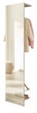 Garderobe Center in wei Kompaktgarderobe mit Spiegel 50 x 200 cm