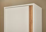 Garderobe Set 6-teilig Center in wei und Wotan Eiche Garderobenkombination 260 x 200 cm