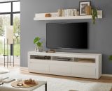 Wandboard Derby in wei matt Wandregal 217 x 22 cm