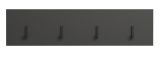 Garderobenleiste Esteban in grau Wandgarderobe 80 x 20 cm