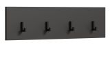 Garderobenleiste Esteban in grau Wandgarderobe 80 x 20 cm