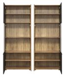 Wohnwand Esteban in grau und Evoke Eiche Schrankwand 4-teilig 340 cm