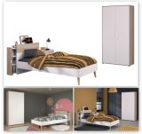 Parisot Kinder- und Jugendzimmer Set 4-teilig Aalborg3 in wei und Eiche japanisch