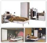 Parisot Kinder- und Jugendzimmer Set 6-teilig Aalborg1 in wei und Eiche japanisch