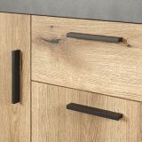 Sideboard Salvada in Evoke Eiche und Matera grau Kommode 149 x 83 cm