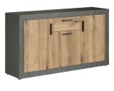 Sideboard Salvada in Evoke Eiche und Matera grau Kommode 149 x 83 cm