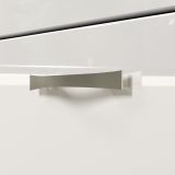 Badmbel Set Haven in wei Hochglanz Lack Badkombination hngend MIT Waschbecken 150 x 190 cm