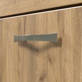 Badm�bel Set Haven in Eiche Gold Badkombination h�ngend MIT Waschbecken 150 x 190 cm