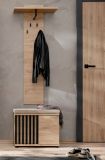 Garderobenpaneel Collin in Jackson Eiche Wandgarderobe 60 x 146 cm