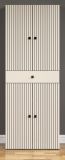 Badezimmer Hochschrank Bliss in Cashmere grau Badschrank 70 x 186 cm