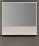 Badezimmer Spiegel Bliss in Cashmere grau Badspiegel mit Ablage 80 cm