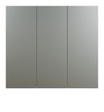 Badezimmer Spiegelschrank Bliss in Cashmere grau Badschrank 3-trig 90 cm