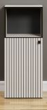 Badezimmer Kommode Bliss in Cashmere grau Badschrank 40 x 95 cm