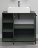 Waschtisch Set Bliss in grn Komplett-Set mit Waschbecken 90 cm