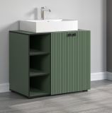 Waschtisch Set Bliss in grn Komplett-Set mit Waschbecken 90 cm