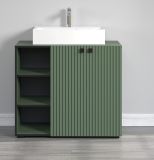 Waschtisch Set Bliss in grn Komplett-Set mit Waschbecken 90 cm