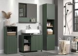 Waschtisch Set Bliss in grn Komplett-Set mit Waschbecken 90 cm