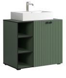 Waschtisch Set Bliss in grn Komplett-Set mit Waschbecken 90 cm