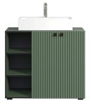 Waschtisch Set Bliss in grn Komplett-Set mit Waschbecken 90 cm