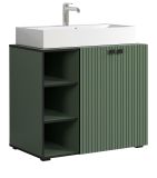 Waschtisch Set Bliss in gr�n Komplett-Set mit Waschbecken 90 cm