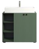 Waschtisch Set Bliss in gr�n Komplett-Set mit Waschbecken 90 cm