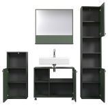Badmbel Set Bliss in grn Badkombination 4-teilig 180 x 186 cm