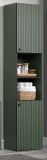 Badezimmer Hochschrank Bliss in grn Badschrank 40 x 186 cm