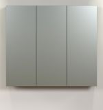 Badezimmer Spiegelschrank Bliss in grn Badschrank 3-trig 90 cm