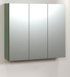 Badezimmer Spiegelschrank Bliss in grn Badschrank 3-trig 90 cm
