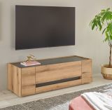 TV-Lowboard Center in Evoke Eiche und grau TV-Unterteil 140 cm