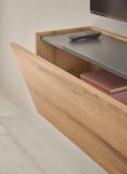 TV-Lowboard Center in Evoke Eiche und grau TV-Unterteil hngend 150 cm Hngeschrank
